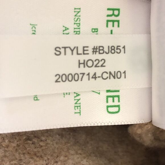 J.Crew Women’s Extra Soft Sweater Split Hem Brown Wool Blend Size Small - Picture 14 of 15